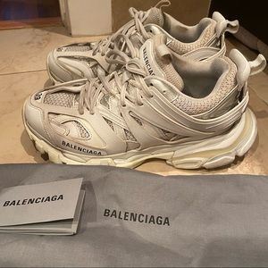 Balenciaga authentic track white sneakers women 39